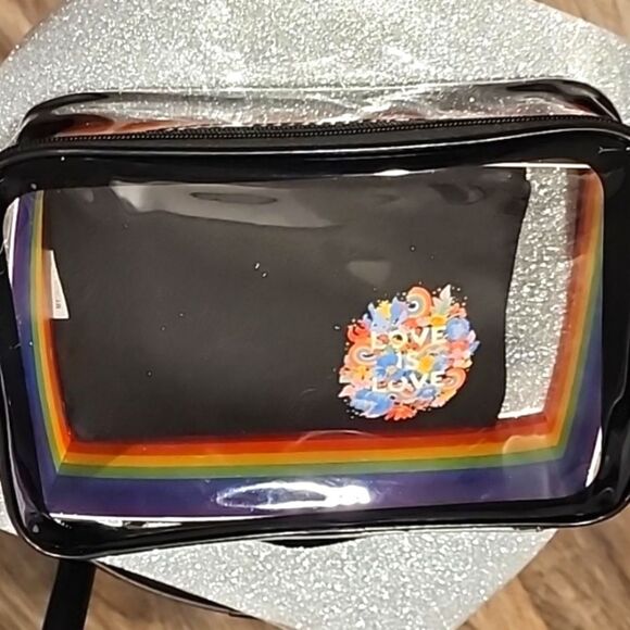 MyTagAlongs Pride Love Is Love Cube Cosmetic Organizer - Picture 2 of 7